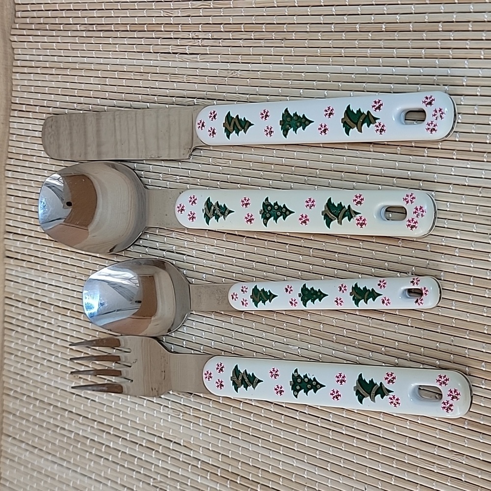 Vintage Oneida Northland Service for 6 Christmas Flatware 24 Pieces